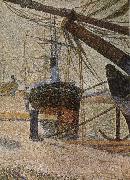 Georges Seurat The Dock of Corner oil painting artist